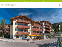 Tablet Screenshot of hotelcampigliobonapace.it